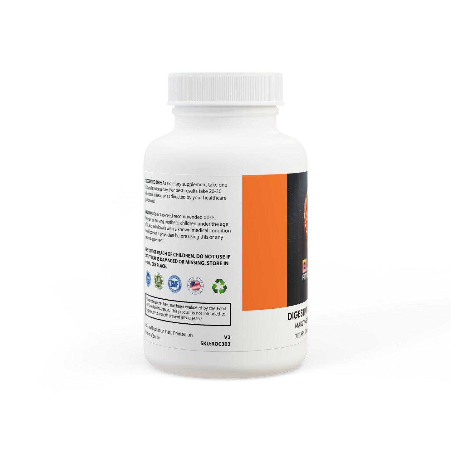 Digestive Enzyme Blend Supplement (60 Capsules)